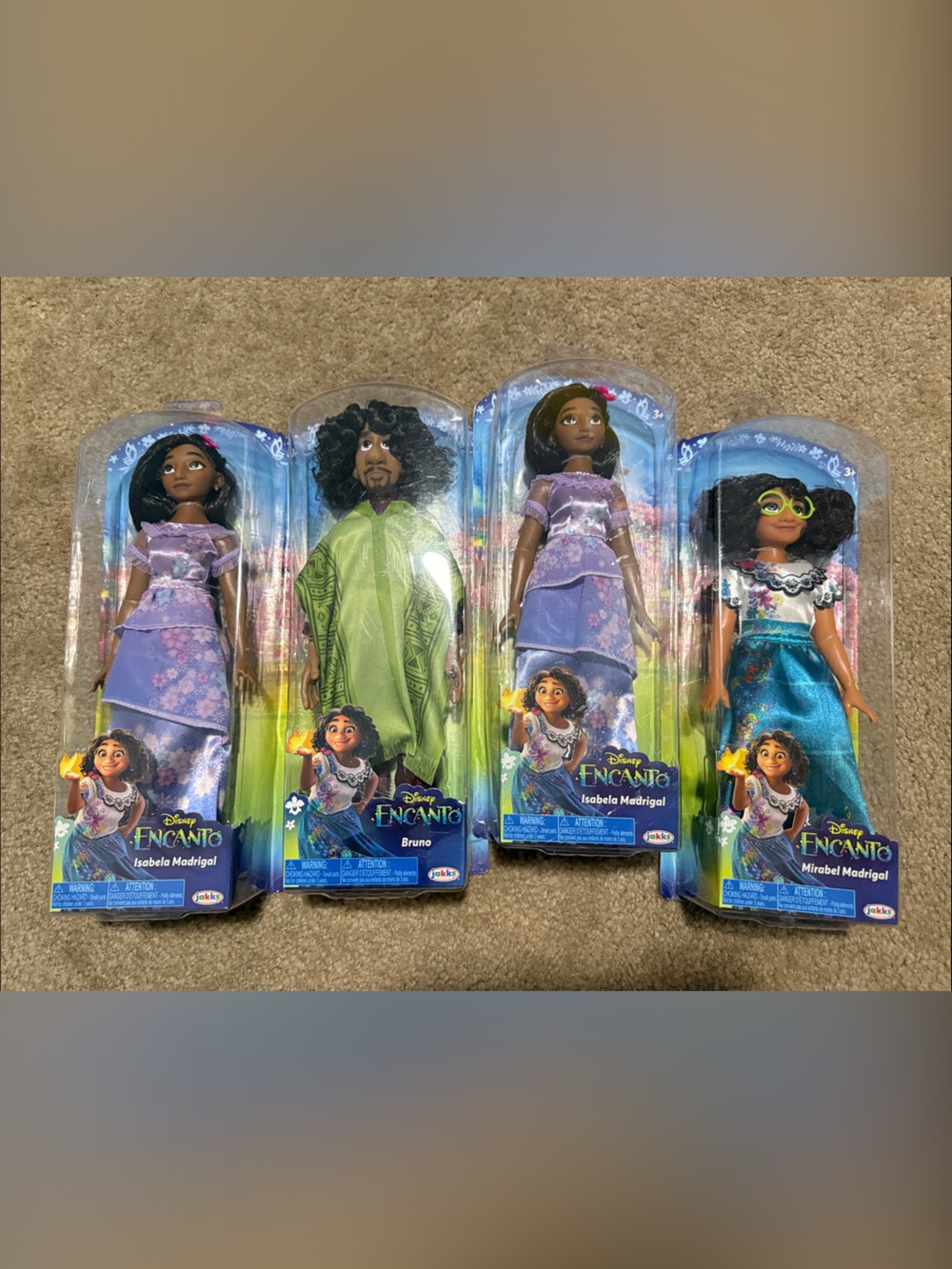 Disney Encanto Doll Set (Mirabel, Bruno, Isabella)